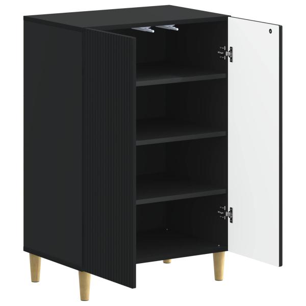 Schuhschrank ARNHEM 59,5 x 39,5 x 90 cm Holzwerkstoff Schwarz