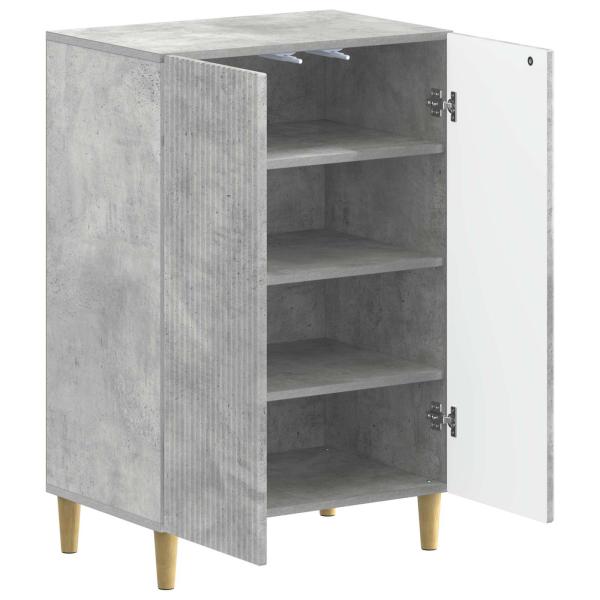 Schuhschrank ARNHEM 59,5 x 39,5 x 90 cm Holzwerkstoff Betongrau