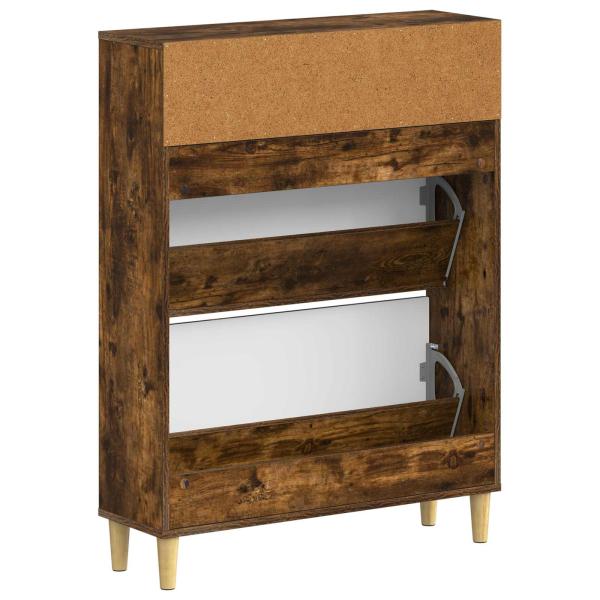 Schuhschrank ARNHEM 78 x 24 x 103 cm Holzwerkstoff Räuchereiche