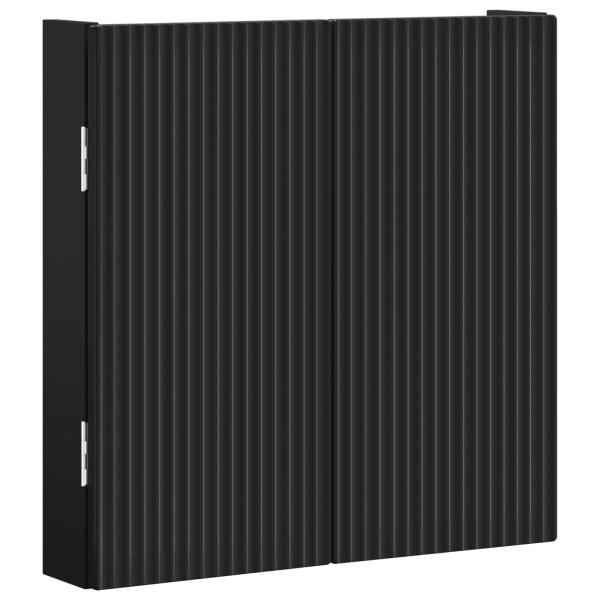 Dartboard Schrank ARNHEM Schwarz 52,5 x 10,5 x 53,5 cm