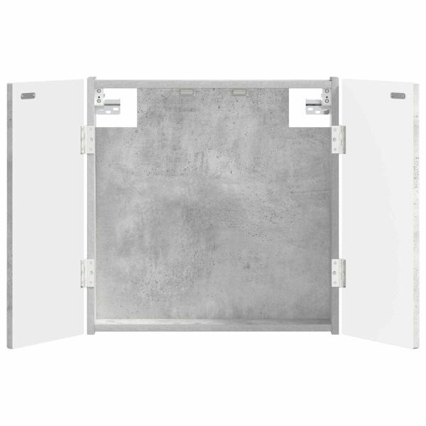 Dartboard Schrank ARNHEM Betongrau 52,5 x 10,5 x 53,5 cm