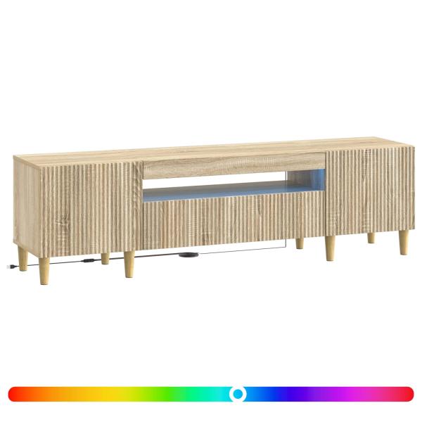 LED-TV-Schrank ARNHEM 153 x 35 x 43 cm Sonoma-Eiche