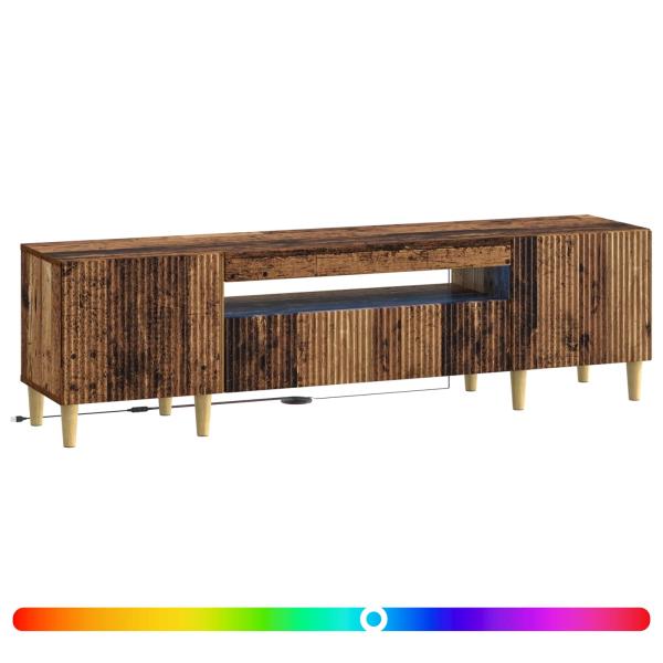 LED-TV-Schrank ARNHEM 153 x 35 x 43 cm Altholz Holzwerkstoff