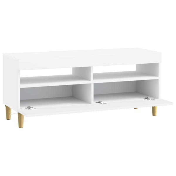 LED-TV-Schrank ARNHEM 100 x 35 x 43 cm Weiß Holzwerkstoff