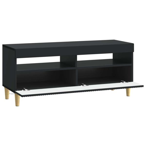 LED-TV-Schrank ARNHEM 100 x 35 x 43 cm Schwarz Holzwerkstoff