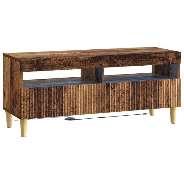 LED-TV-Schrank ARNHEM 100 x 35 x 43 cm Altholz Holzwerkstoff