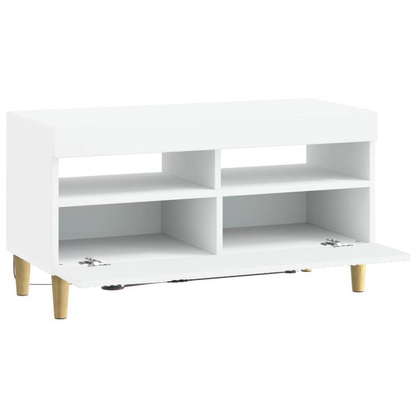 LED-TV-Schrank ARNHEM 81 x 35 x 43 cm Weiß Holzwerkstoff