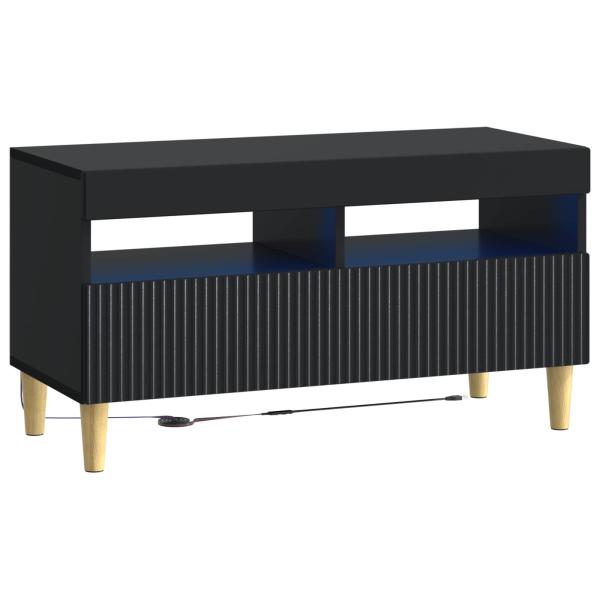 LED-TV-Schrank ARNHEM 81 x 35 x 43 cm Schwarz Holzwerkstoff