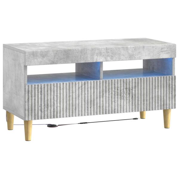 LED-TV-Schrank ARNHEM 81 x 35 x 43 cm Betongrau Holzwerkstoff