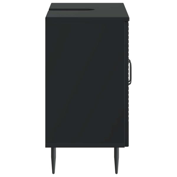 Waschbeckenschrank HAARLEM Schwarz 59,5 x 31,5 x 59 cm