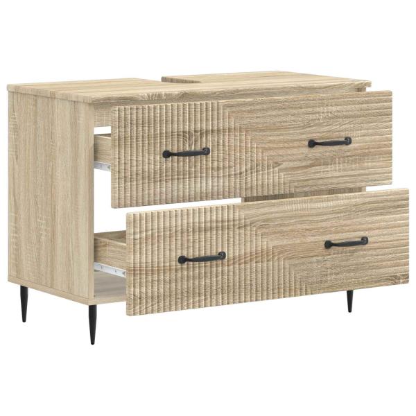 Waschbeckenschrank HAARLEM Sonoma-Eiche 82 x 41 x 58,5 cm