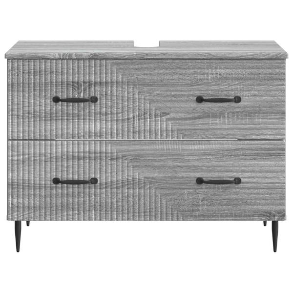 Waschbeckenschrank HAARLEM Sonoma-Grau 82 x 41 x 58,5 cm