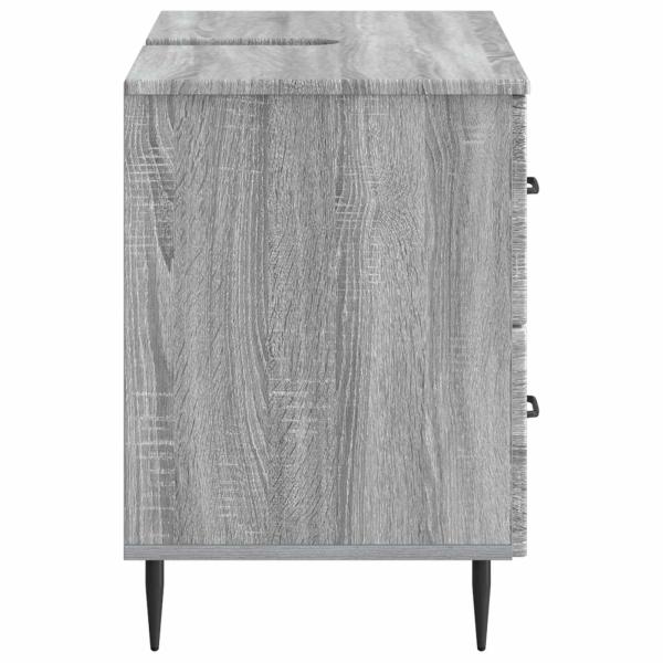 Waschbeckenschrank HAARLEM Sonoma-Grau 82 x 41 x 58,5 cm