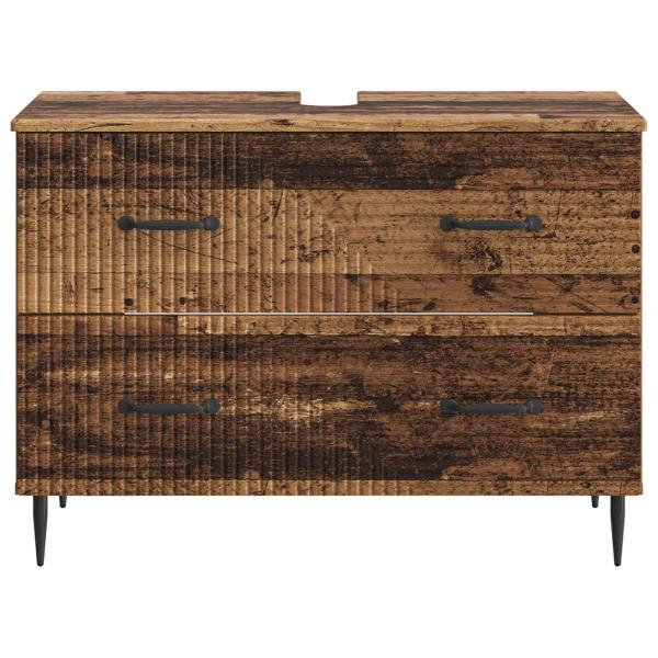Waschbeckenschrank HAARLEM Altholz 82 x 41 x 58,5 cm