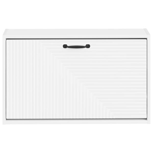Wandmontierter Schuhschrank HAARLEM 71 x 17 x 43 cm Weiß