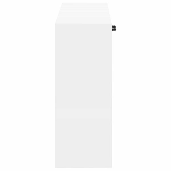 Wandmontierter Schuhschrank HAARLEM 71 x 17 x 43 cm Weiß