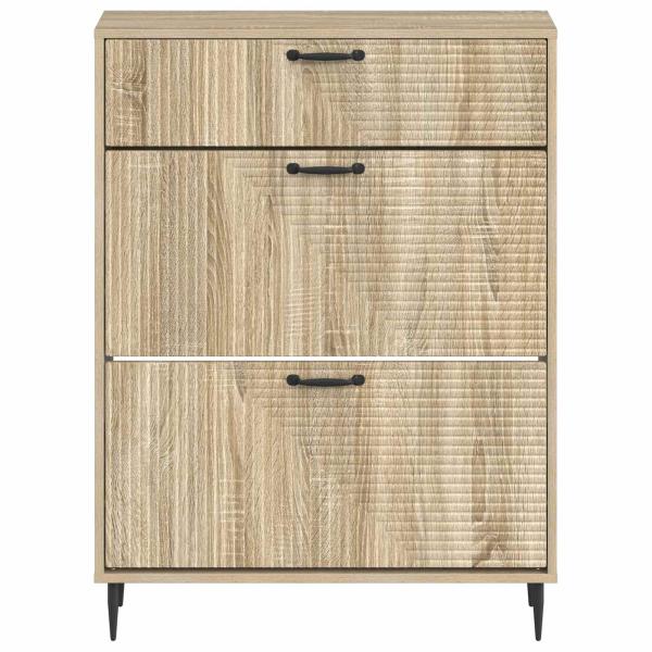 Schuhschrank HAARLEM 78 x 24 x 103 cm Holzwerkstoff