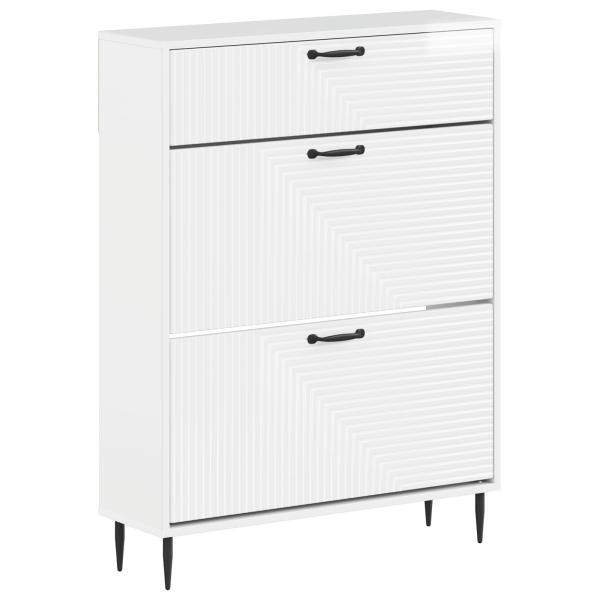 Schuhschrank HAARLEM 78 x 24 x 103 cm Holzwerkstoff