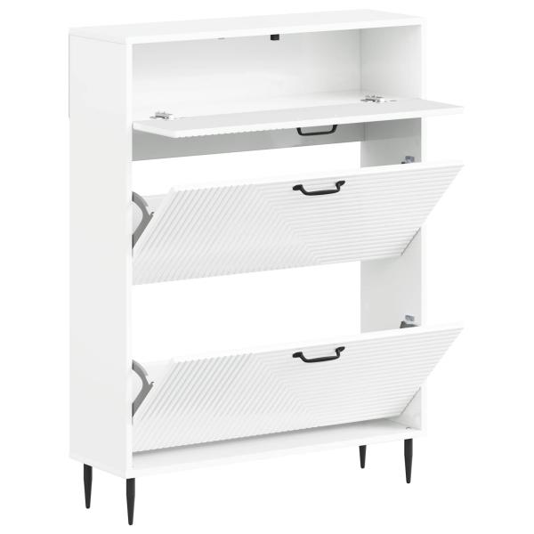 Schuhschrank HAARLEM 78 x 24 x 103 cm Holzwerkstoff