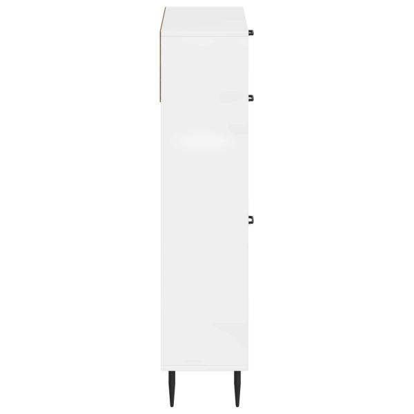 Schuhschrank HAARLEM 78 x 24 x 103 cm Holzwerkstoff