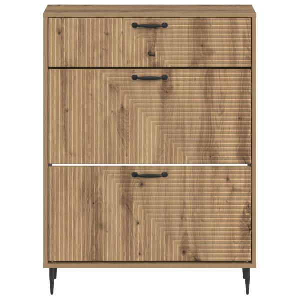 Schuhschrank HAARLEM 78 x 24 x 103 cm Holzwerkstoff