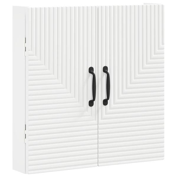Dartboard Schrank HAARLEM Wei? 52,5 x 10,5 x 53,5 cm