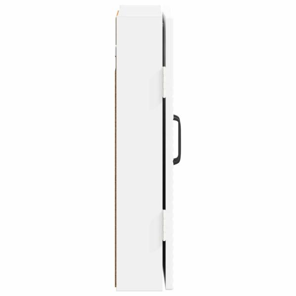 Dartboard Schrank HAARLEM Wei? 52,5 x 10,5 x 53,5 cm