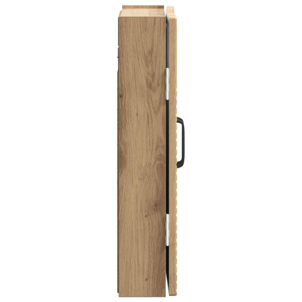 Dartboard Schrank HAARLEM Artisan-Eiche 52,5 x 10,5 x 53,5 cm
