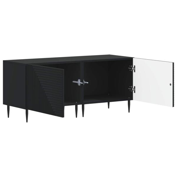 TV-Schrank Schwarz Holzwerkstoff