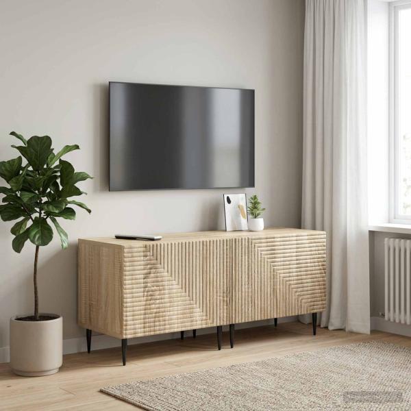 ARDEBO.de - TV-Schrank Sonoma-Eiche Holzwerkstoff