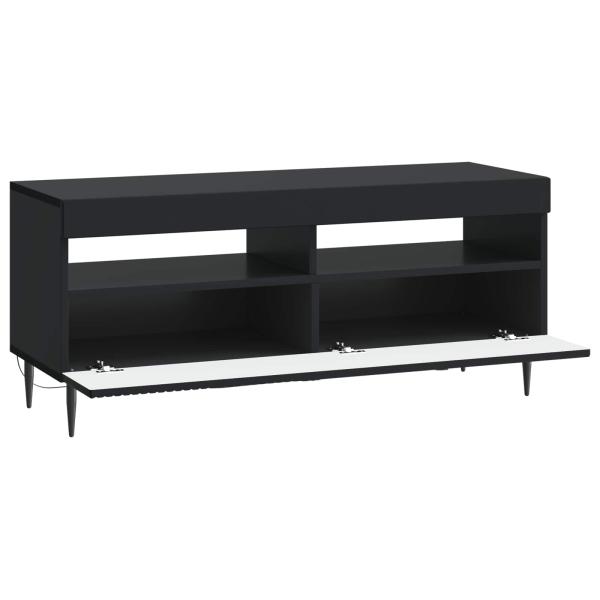 LED-TV-Schrank HAARLEM 100 x 35 x 43 cm Schwarz Holzwerkstoff