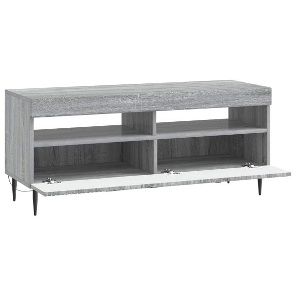 LED-TV-Schrank HAARLEM 100 x 35 x 43 cm Sonoma-Grau