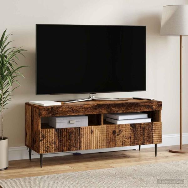 ARDEBO.de - LED-TV-Schrank Altholz Holzwerkstoff