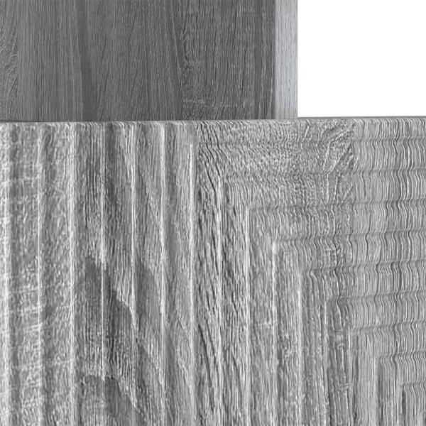 LED-TV-Schrank Sonoma-Grau Holzwerkstoff