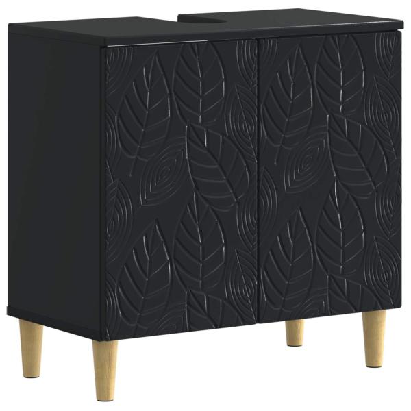 Waschbeckenschrank DELFT Schwarz 59,5 x 31,5 x 59 cm