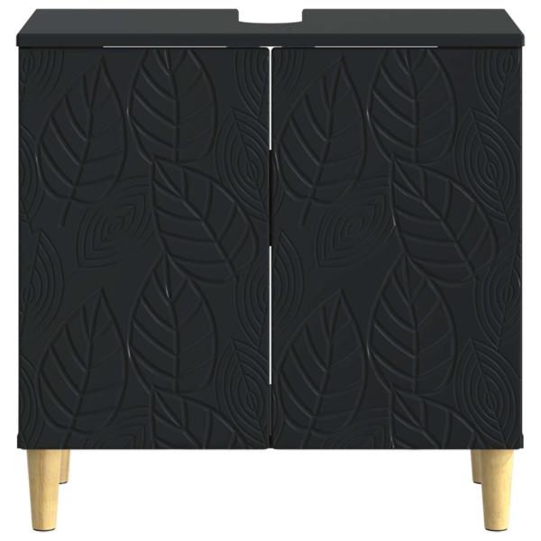 Waschbeckenschrank DELFT Schwarz 59,5 x 31,5 x 59 cm