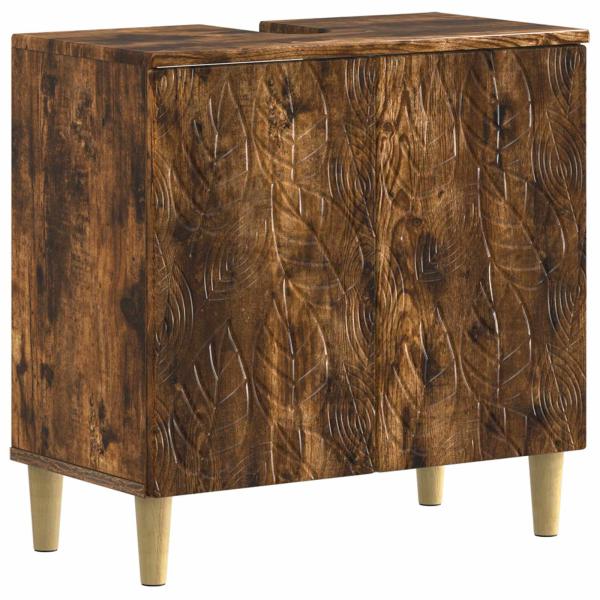 Waschbeckenschrank DELFT Raucheiche 59,5 x 31,5 x 59 cm