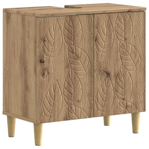 ARDEBO.de - Waschbeckenschrank DELFT Artisan-Eiche 59,5 x 31,5 x 59 cm