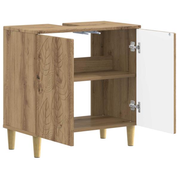Waschbeckenschrank DELFT Artisan-Eiche 59,5 x 31,5 x 59 cm