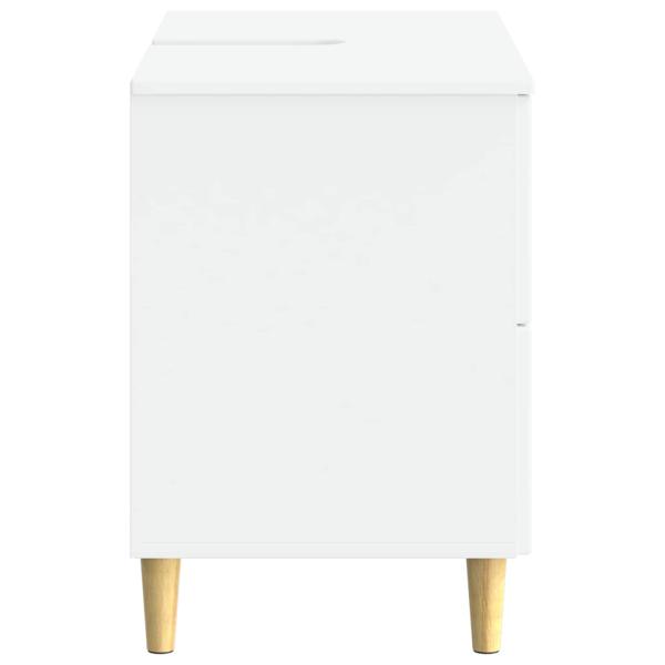 Waschbeckenschrank DELFT Weiß 82 x 41 x 59 cm Holzwerkstoff