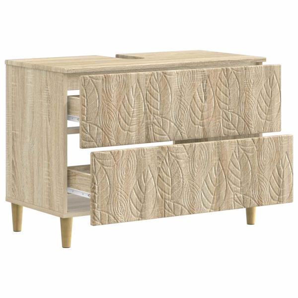 Waschbeckenschrank DELFT Sonoma-Eiche 82 x 41 x 59 cm