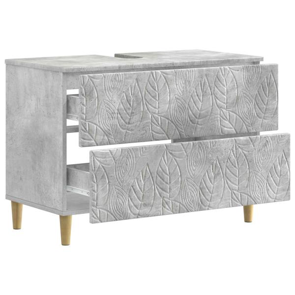 Waschbeckenschrank DELFT Betongrau 82 x 41 x 59 cm