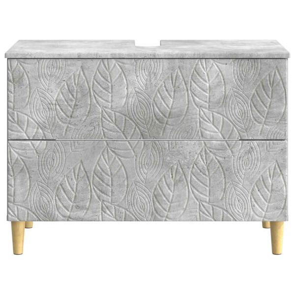 Waschbeckenschrank DELFT Betongrau 82 x 41 x 59 cm
