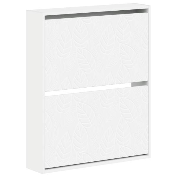 ARDEBO.de - Wandmontierter Schuhschrank DELFT 71 x 17 x 86 cm Holzwerkstoff