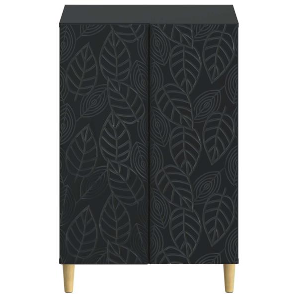 Schuhschrank DELFT 59,5 x 39,5 x 90 cm Holzwerkstoff Schwarz