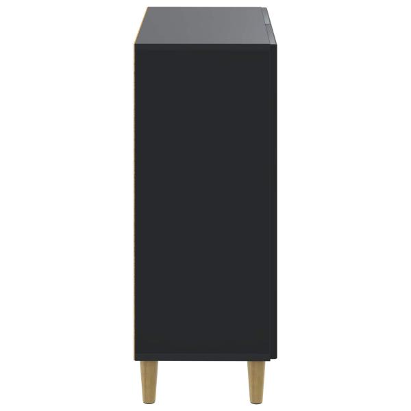 Schuhschrank DELFT 59,5 x 39,5 x 90 cm Holzwerkstoff Schwarz