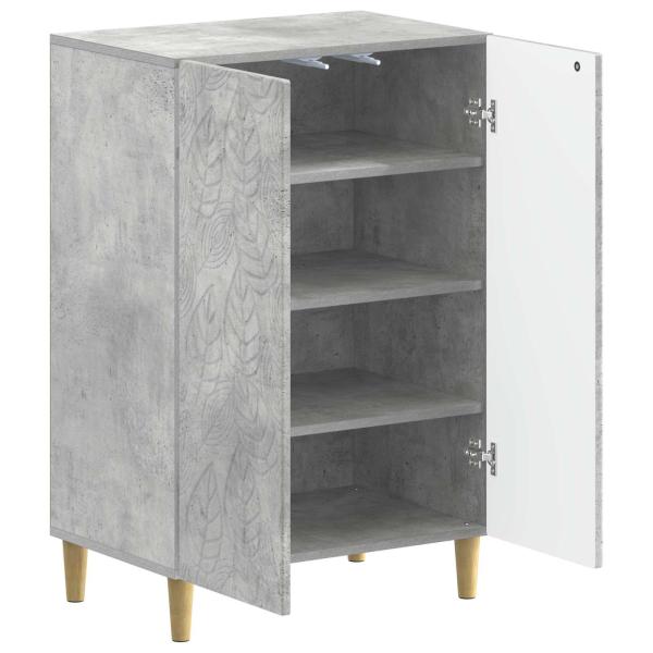 Schuhschrank DELFT 59,5 x 39,5 x 90 cm Holzwerkstoff Betongrau