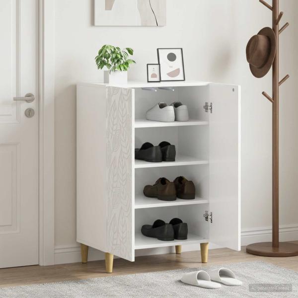 ARDEBO.de - Schuhschrank DELFT 59,5 x 39,5 x 90 cm Holzwerkstoff