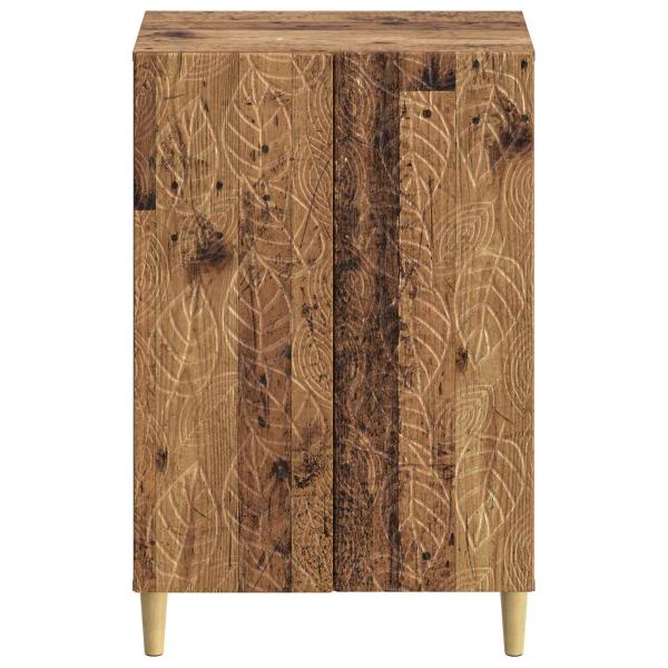 Schuhschrank DELFT 59,5 x 39,5 x 90 cm Holzwerkstoff Altholz