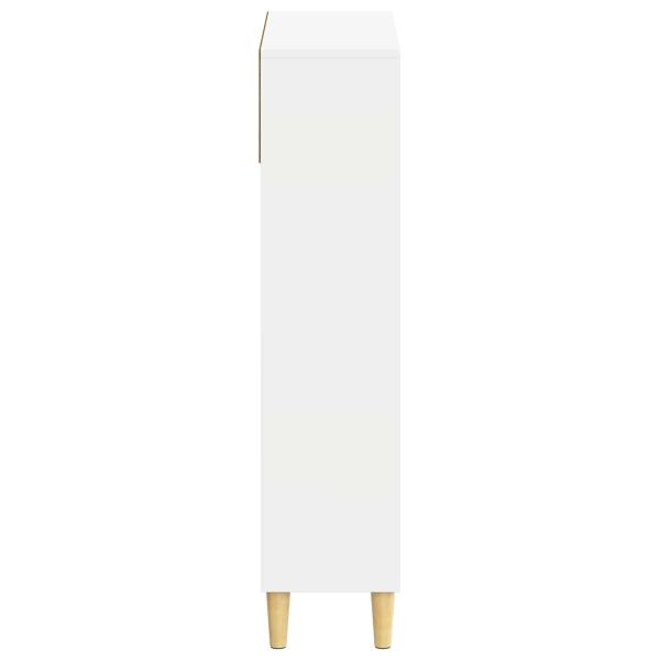 Schuhschrank DELFT 78 x 24 x 103 cm Holzwerkstoff Weiß